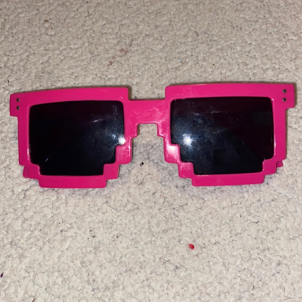 Minecraft plastic sunglasses